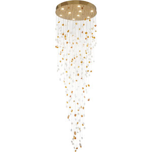 Canada 9 Light 32 inch Brass Chandelier Ceiling Light